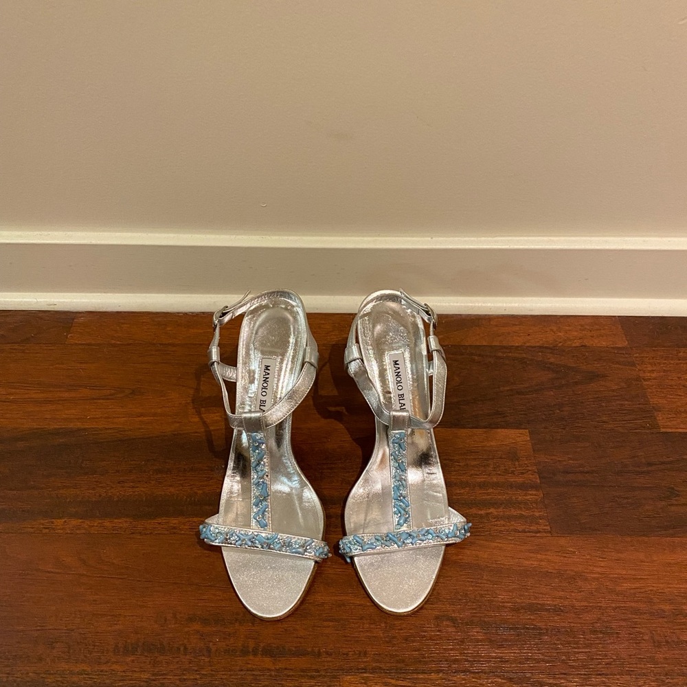 Manolo Blahnik Authentic Elegant Sandals - 37.5
